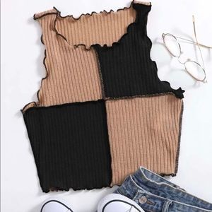 Color Block Tank Top